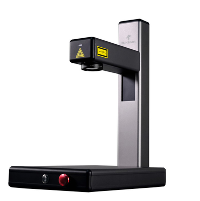 EM-Smart Foldable 20W Fiber Laser Marking Machine For Stainless Steel Metal