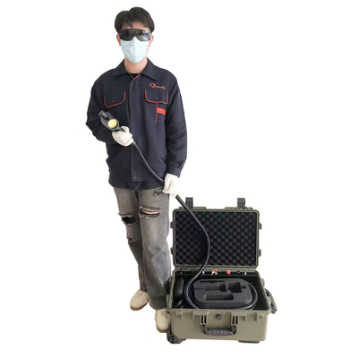 100w Suitcase Portable Fiber Laser Cleaning Machine Outdoor Remote Operation