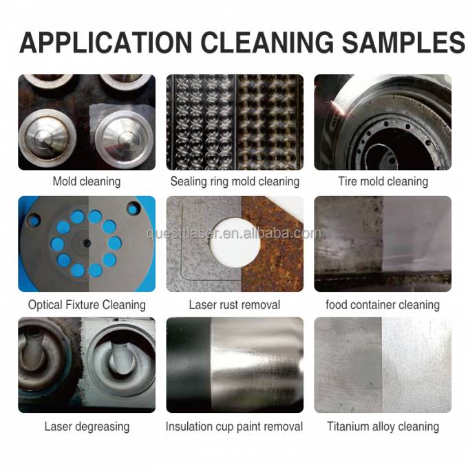 Pulse 200w 300w koffervezel laser reinigingsmachine roest verwijdering machine 10