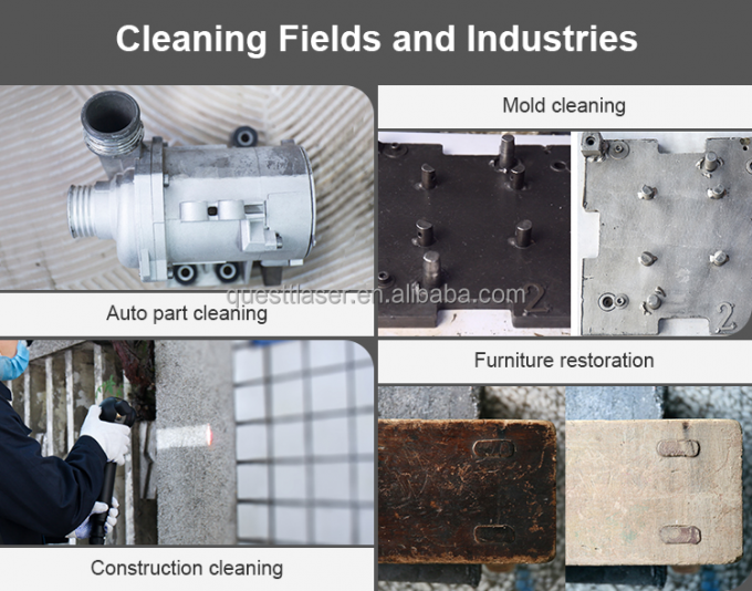 Pulse 200w 300w koffervezel laser reinigingsmachine roest verwijdering machine 9