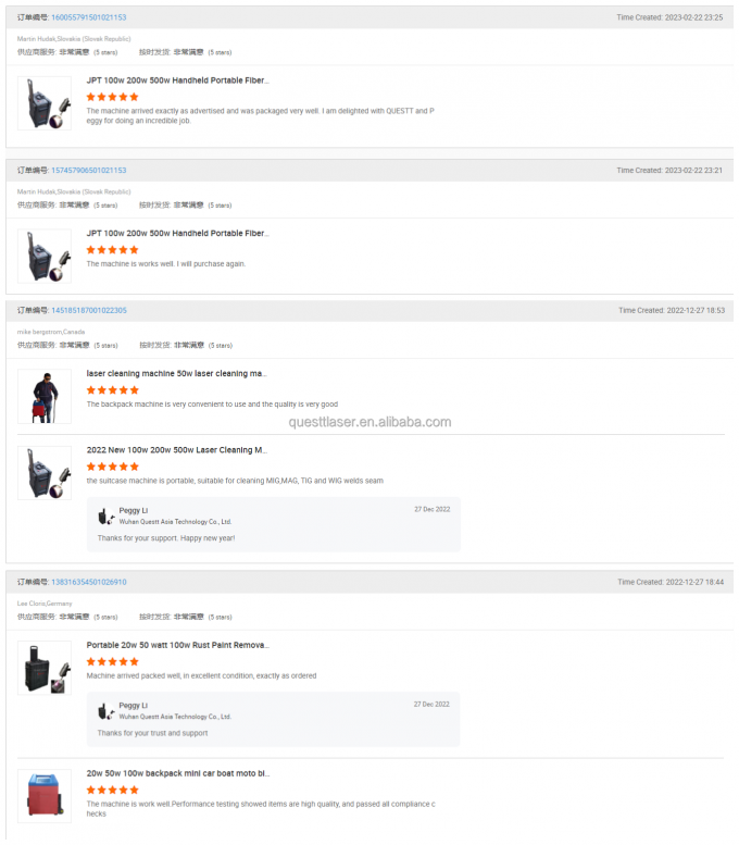 Pulse 200w 300w koffervezel laser reinigingsmachine roest verwijdering machine 11