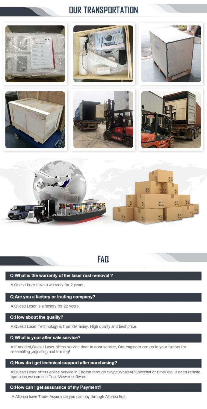 Pulse 200w 300w koffervezel laser reinigingsmachine roest verwijdering machine 14
